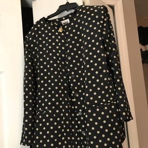 Vintage new2piece with pleated skirt